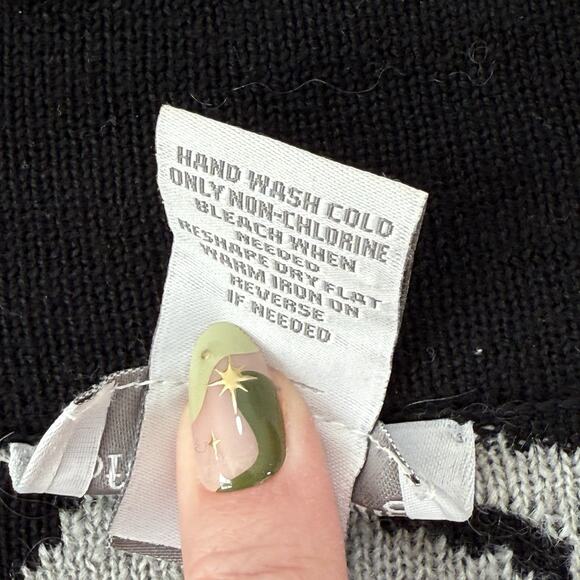 Soft Surroundings Mohair Wool Blend Bistro Floral Open Front Duster Cardigan PL - Picture 7 of 9